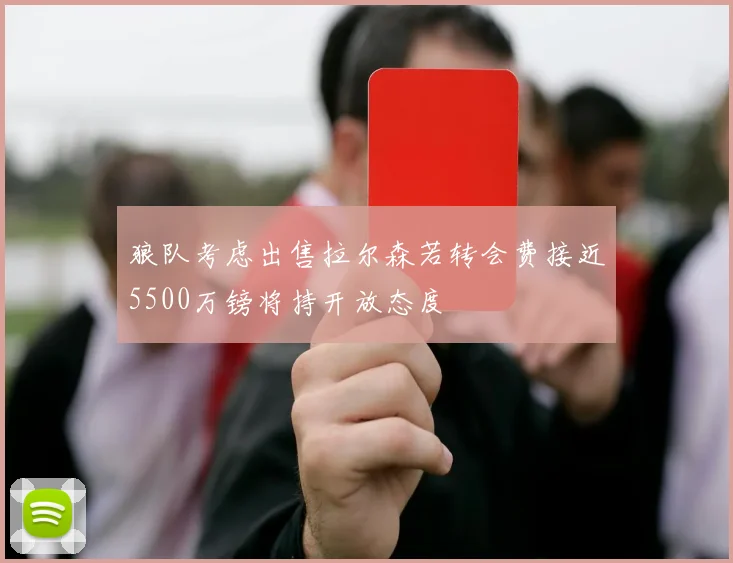 狼队考虑出售拉尔森若转会费接近5500万镑将持开放态度